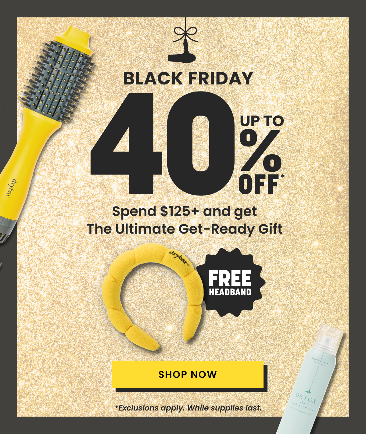 Black Friday: Up to 40% OFF Sitewide PLUS a Gift With Purchases $125+