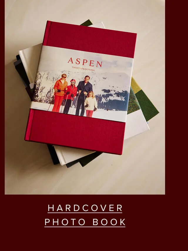 Hardcover photo book