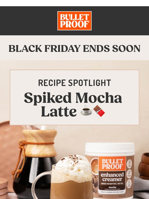 Spiked Mocha Latte at 30% Off 🔥