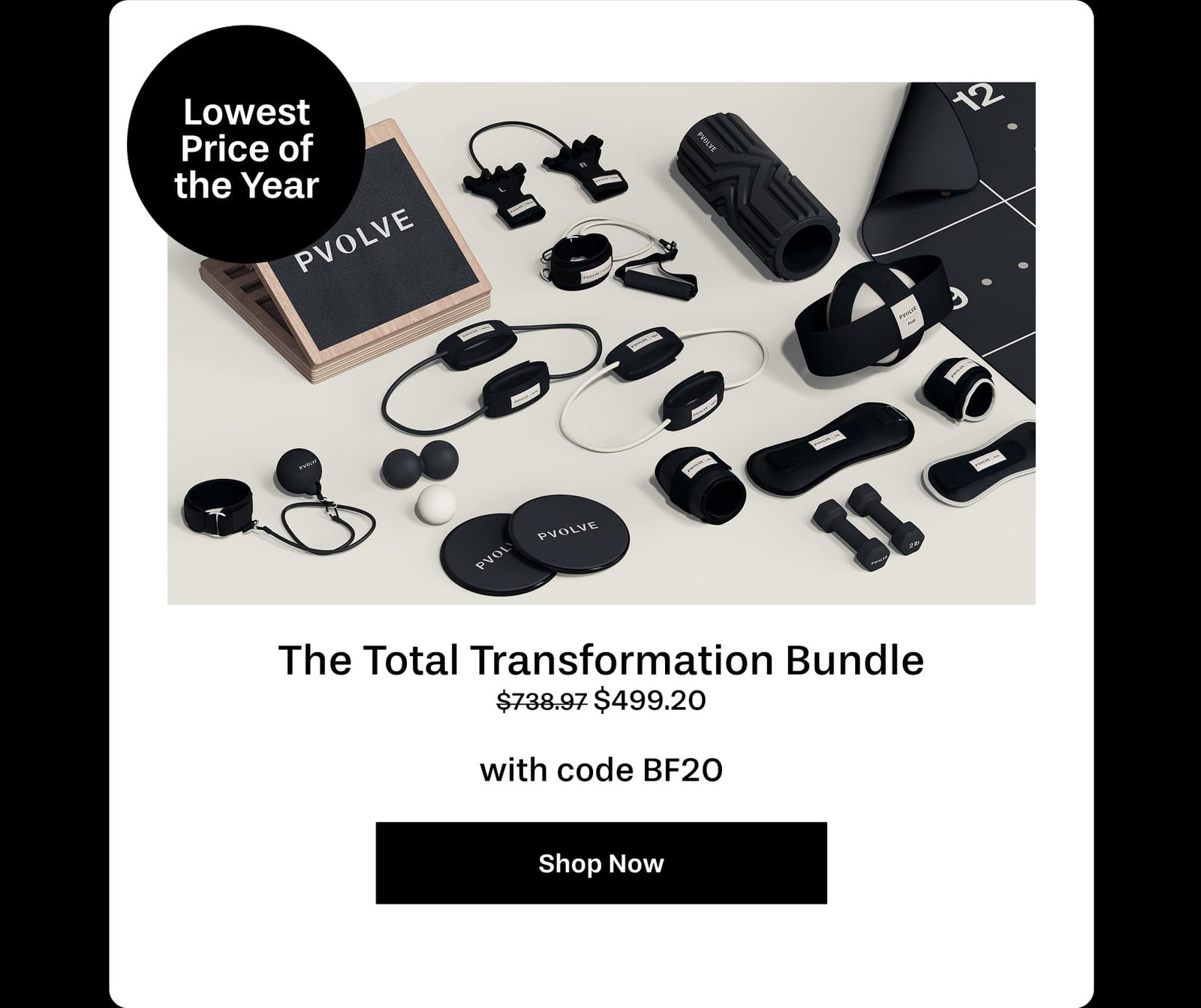 The Total Transformation Bundle | $499.20  with code BF20 | Shop Now