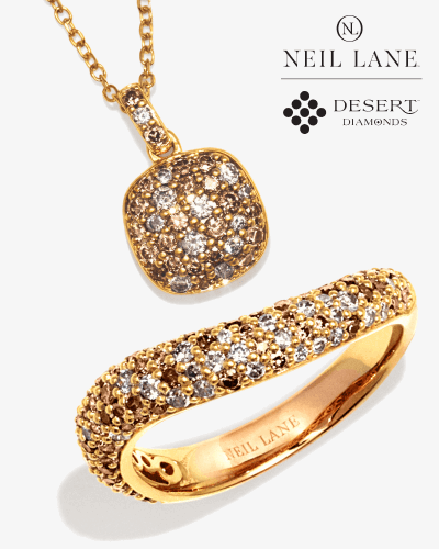 Image showcasing stunning Gold Jewelry, part of the Desert Diamond Jewelry Collection.
