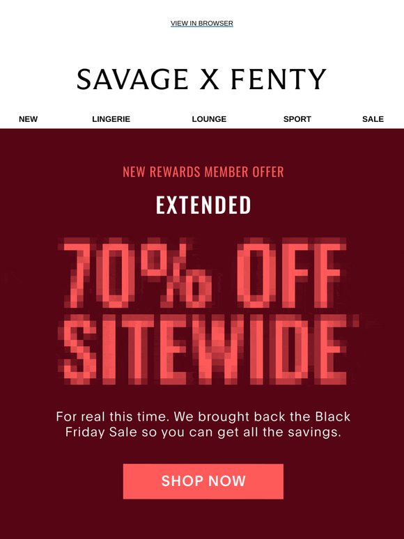 Black Friday Extended!