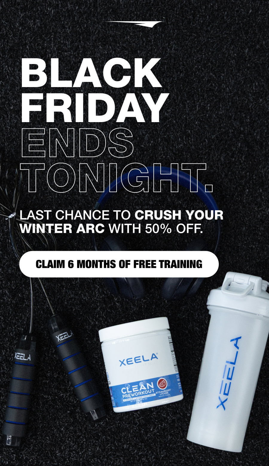 Black Friday Ends Tonight. Last chance to crush your winter arc with 50% Off. Click to Claim 6 Months of Free Training