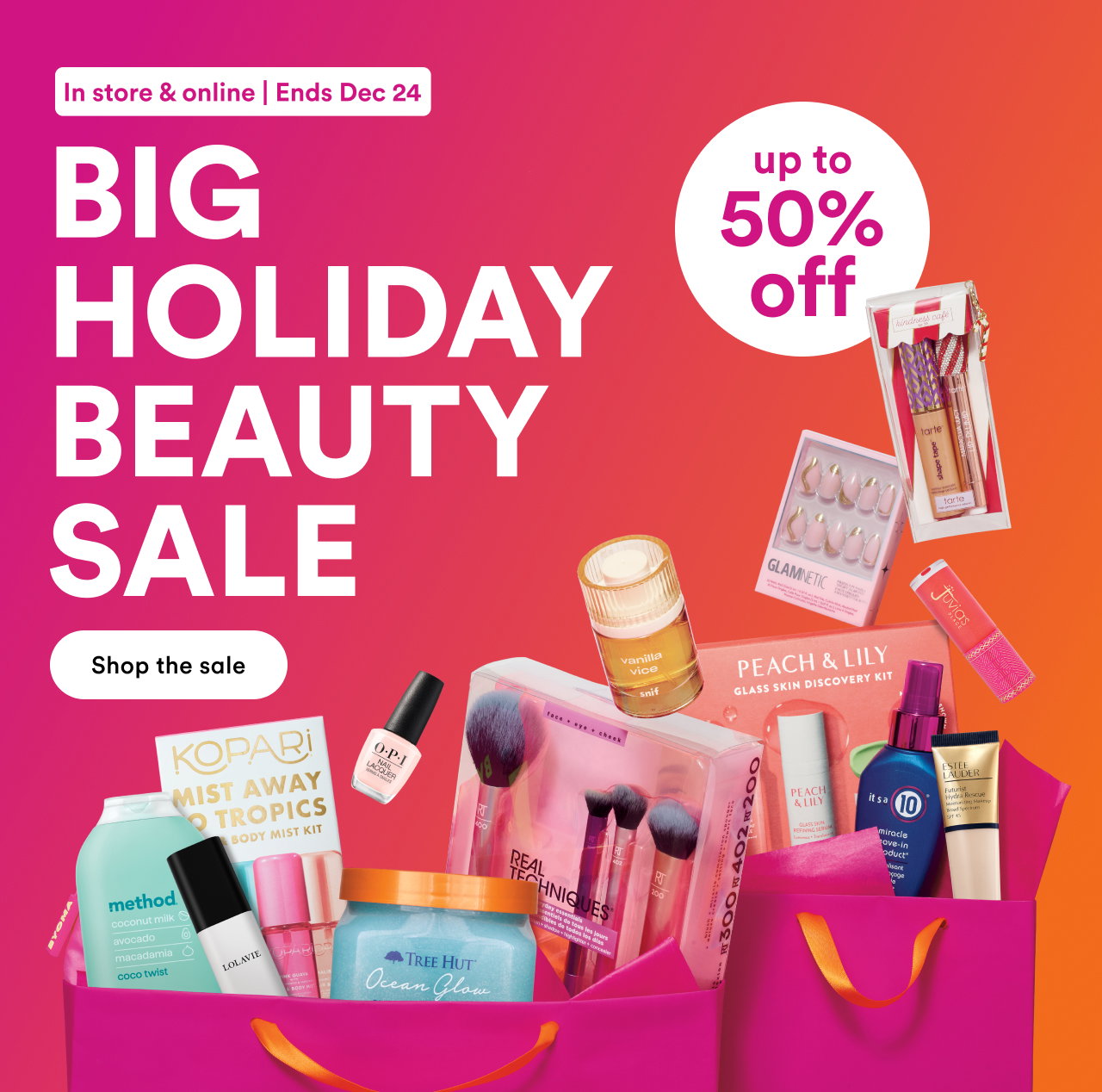 Big Holiday Beauty Sale | In store & online | Ends Dec 24 