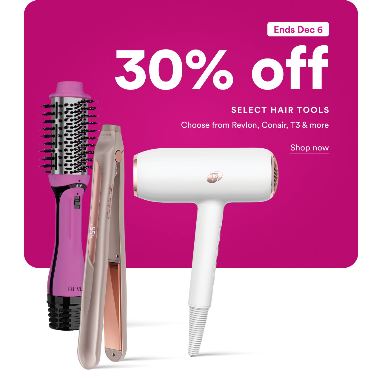 Select Hair Tools  | Ends Dec 6