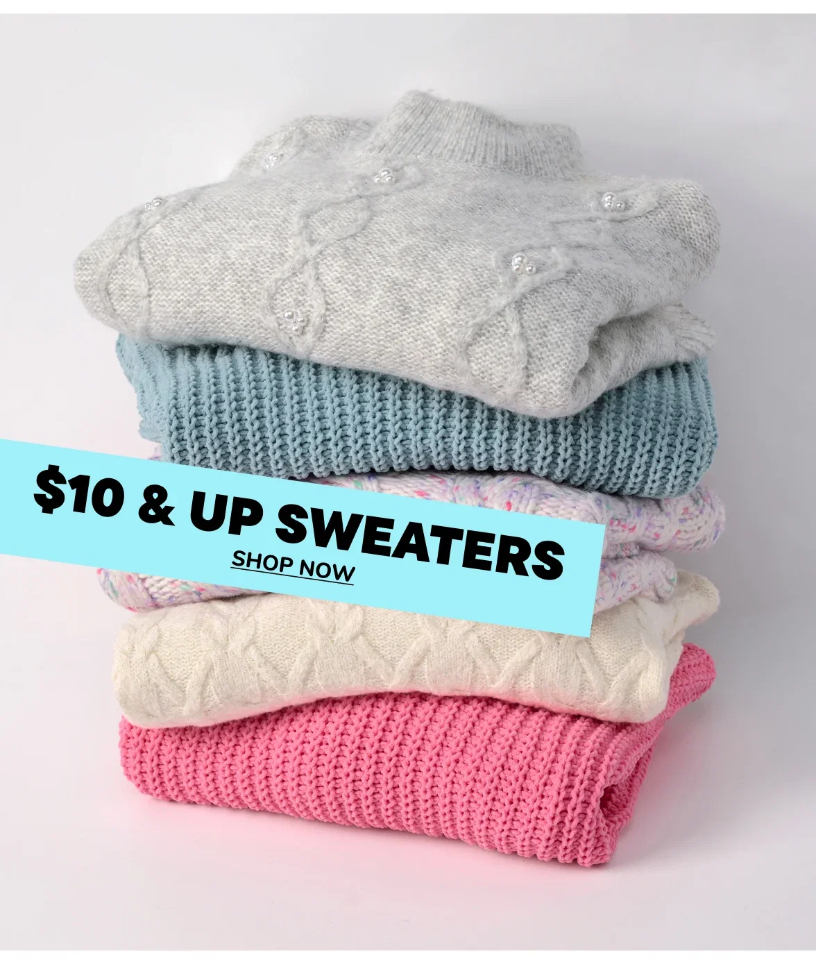 $10 & Up Sweaters