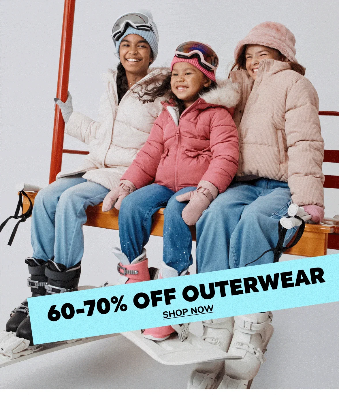 60-70% off Outerwear