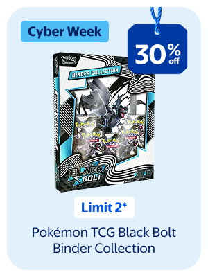 30% off - Limit 2* - Pokémon TCG Black Bolt Binder Collection