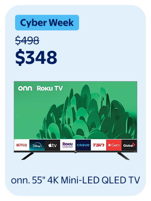 onn. 55" 4K Mini-LED QLED TV