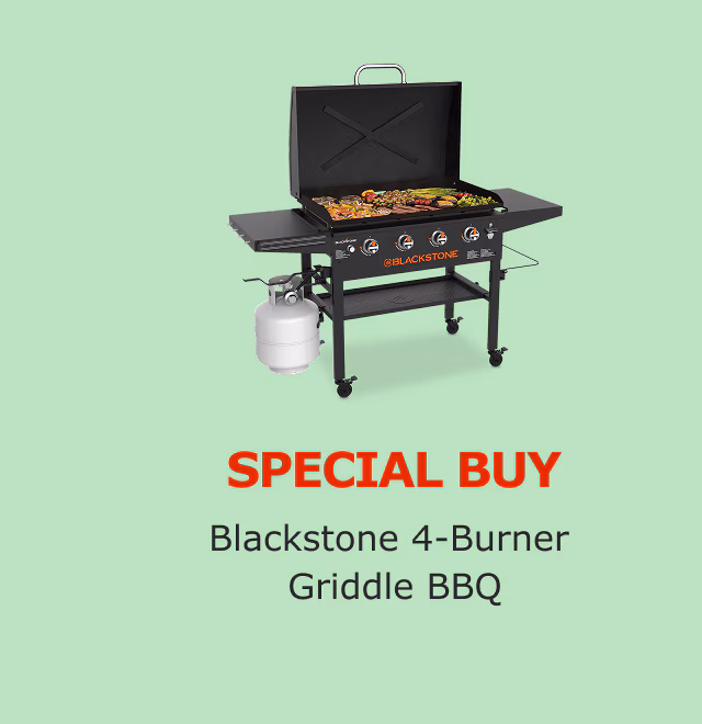 Blackstone 4-Burner Griddle BBQ. Special Buy.