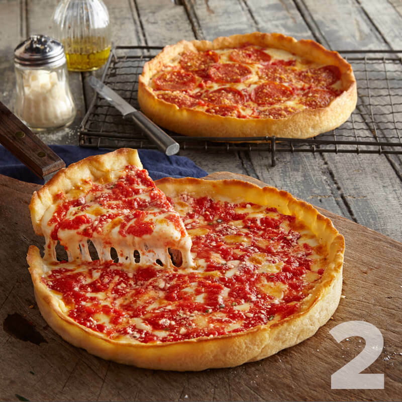 Image of 2 Lou Malnati's Deep Dish Pizzas