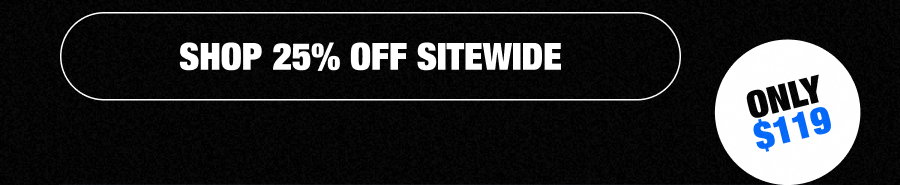 Shop 25% off sitewide