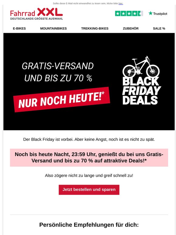 Fahrrad XXL: Gute Fahrt ins neue Jahr! | Milled