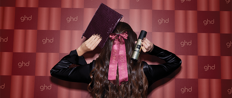 Shop ghd Style Gift Set in Cherry Chic with Hair Clip