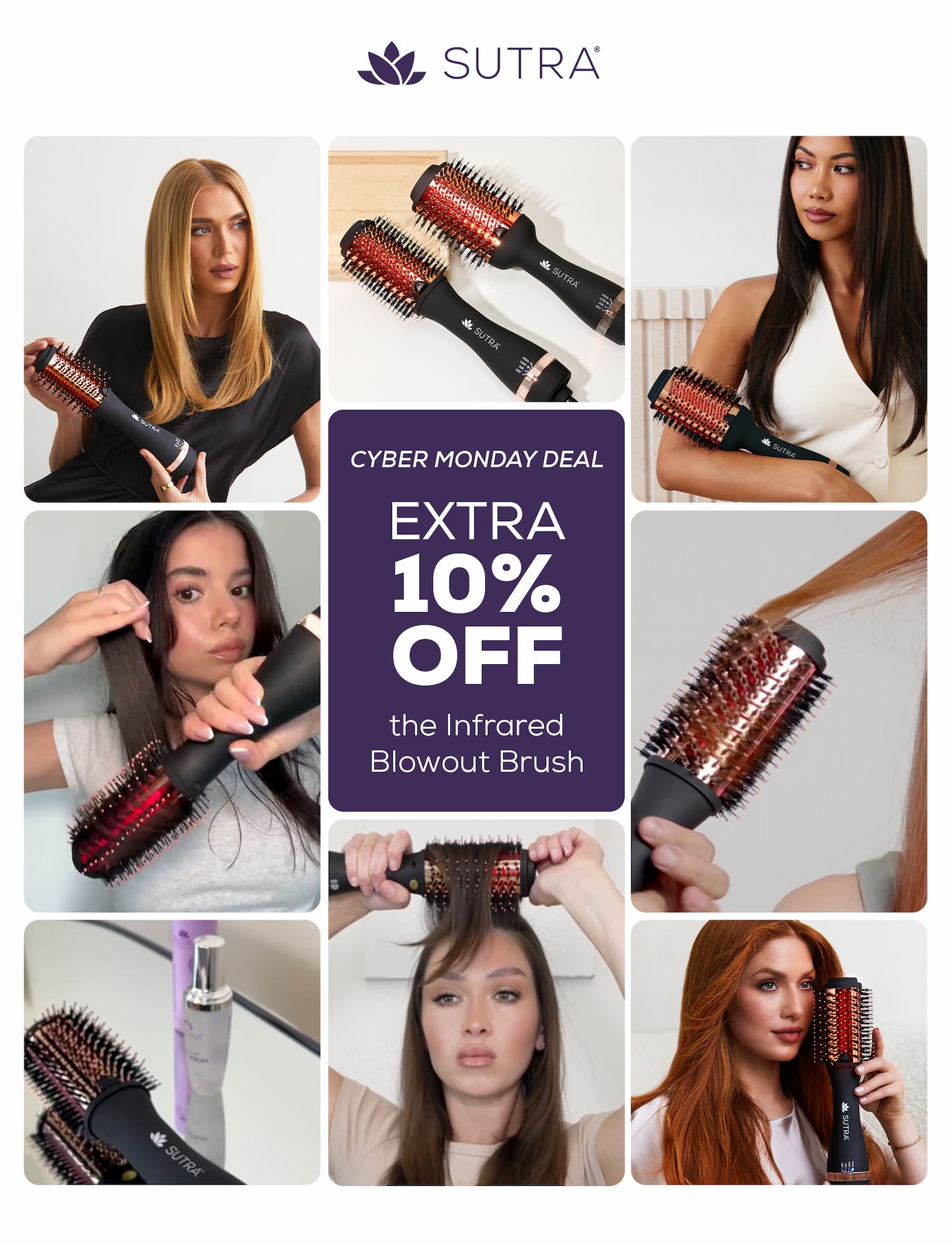Shop and EXTRA 10% OFF Our Infrared Blowout Brush!