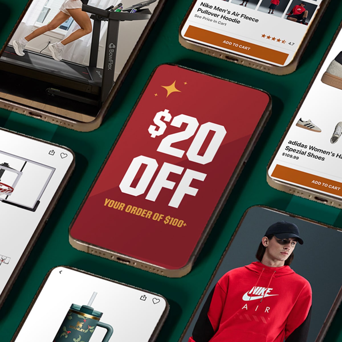  $20 off your order of $100 or more. 