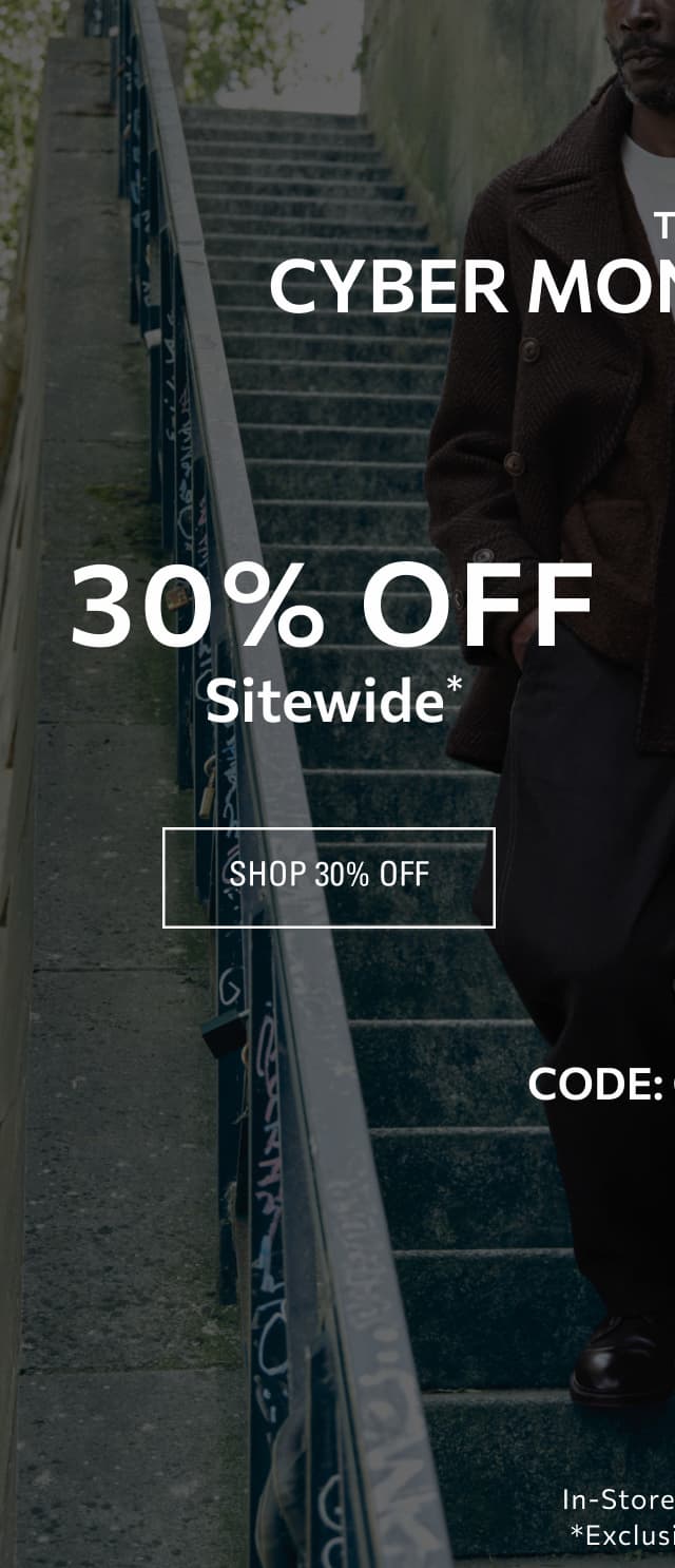 Shop 30% Off Sitewide*