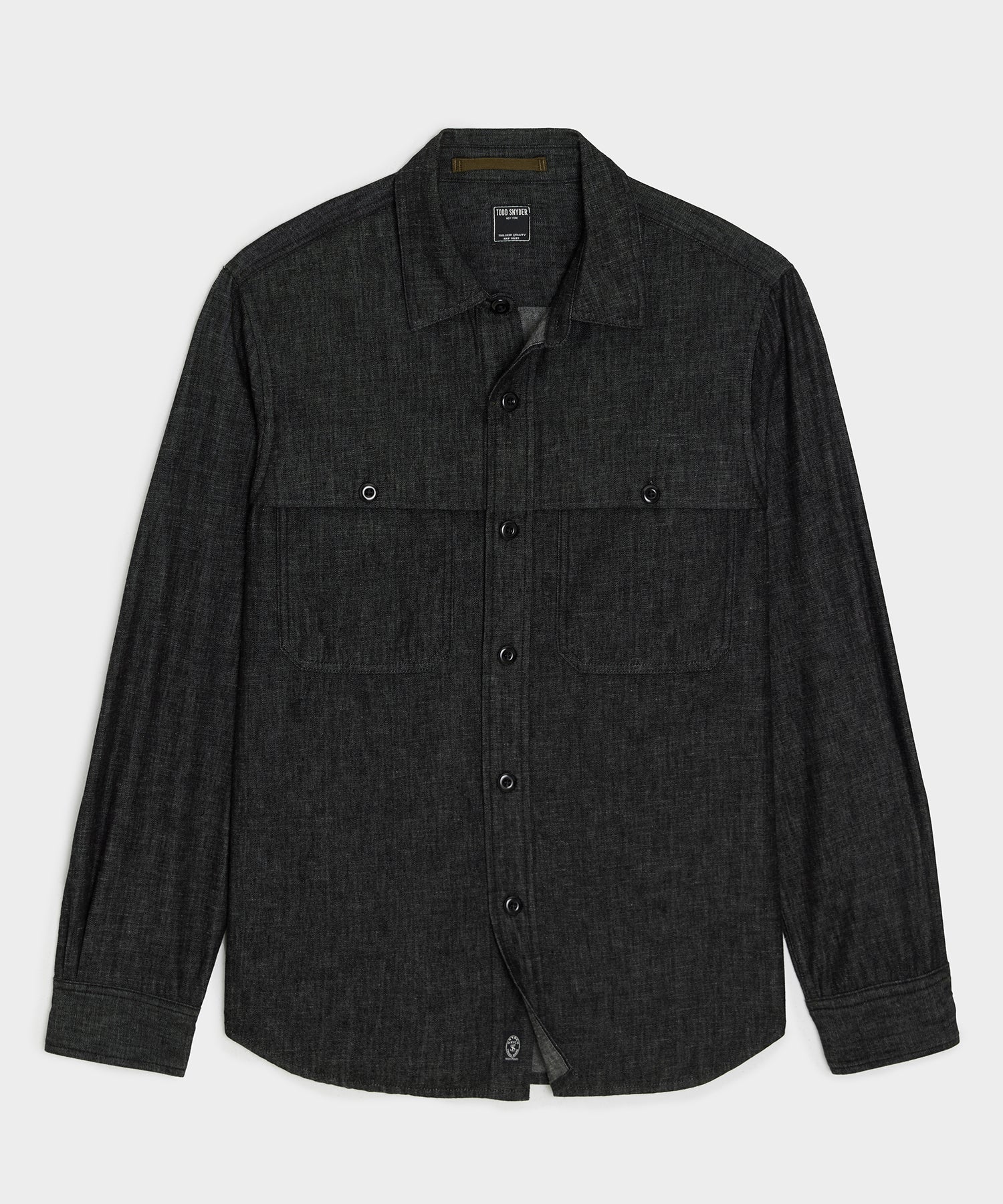 Image of Denim Cape Shirt