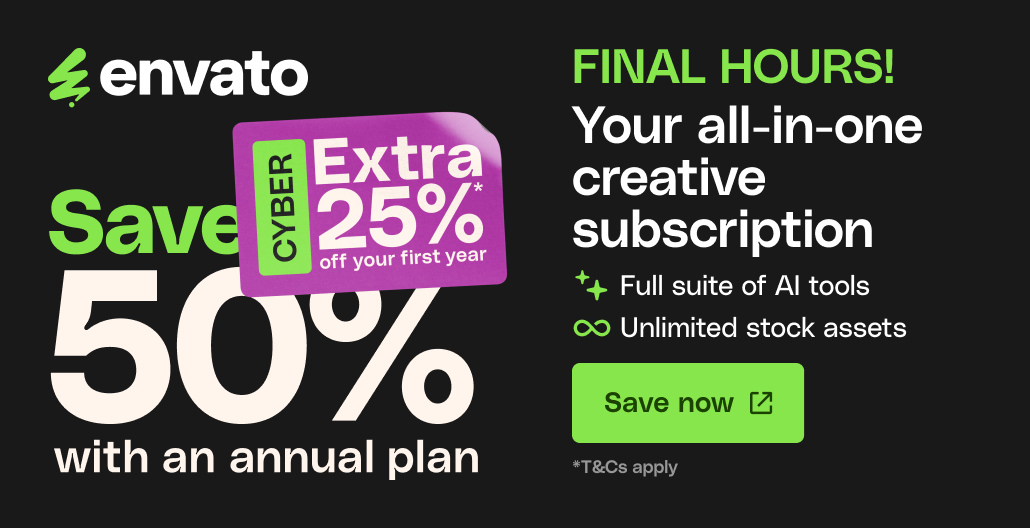 Envato Cyber Sale - 30% OFF