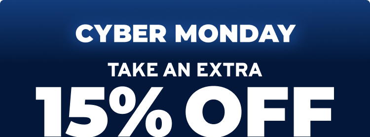 Cyber Monday I Take an Extra 15% Off I Use Code: CYBER15
