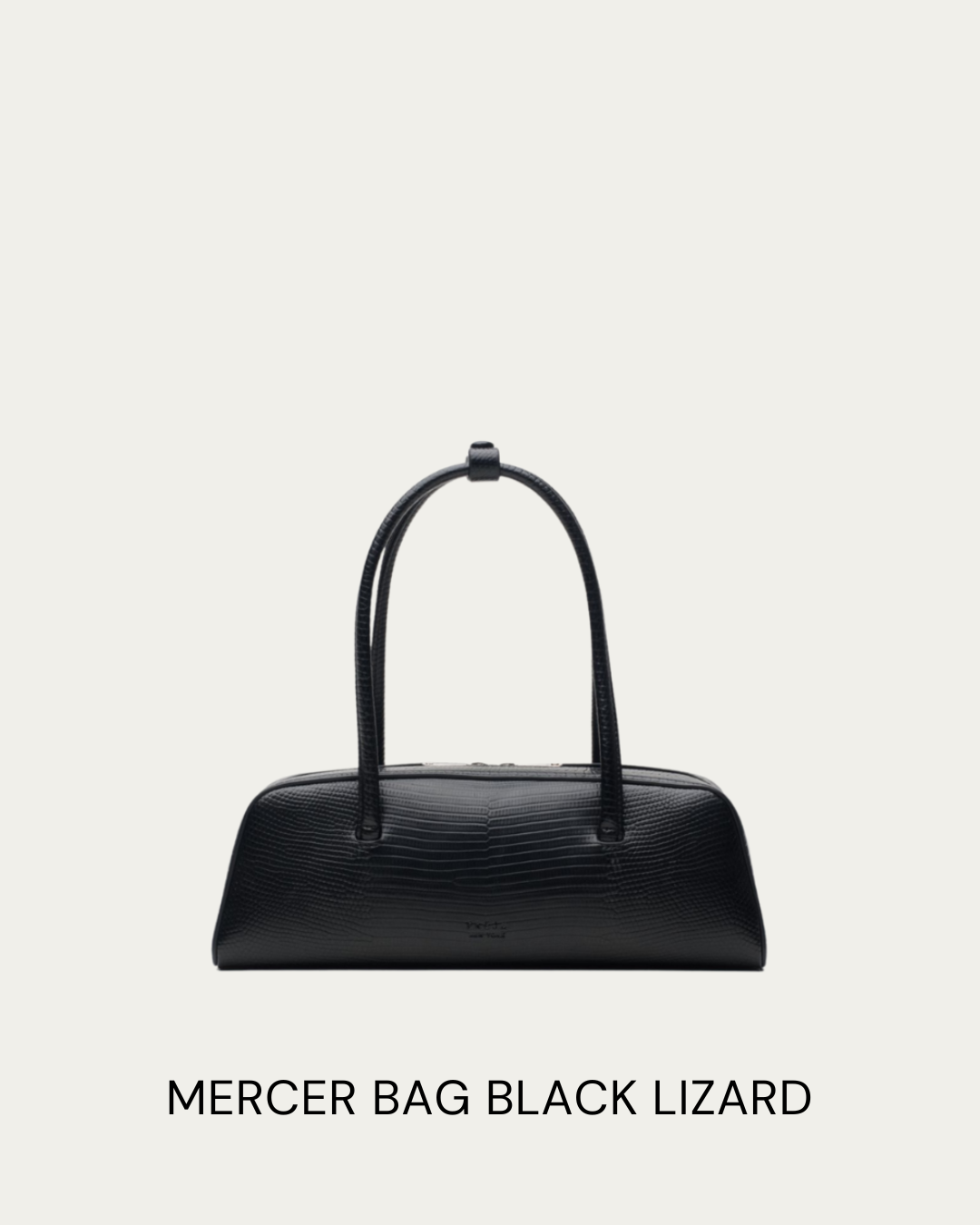 Freja Mercer bag black lizard 