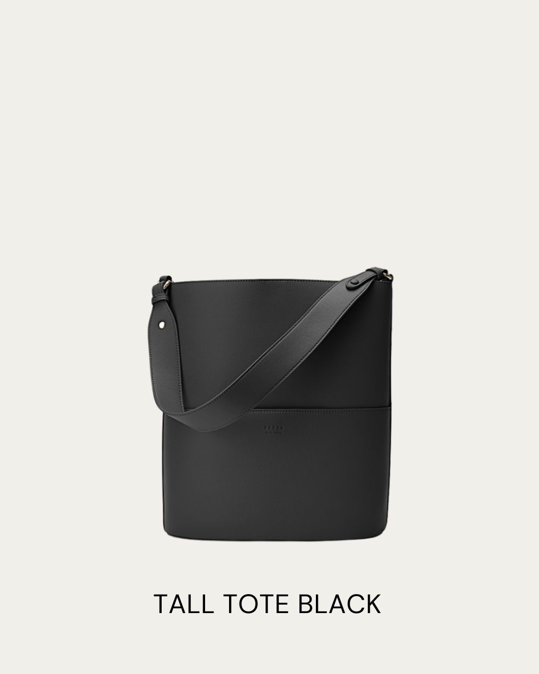 Freja tall tote black