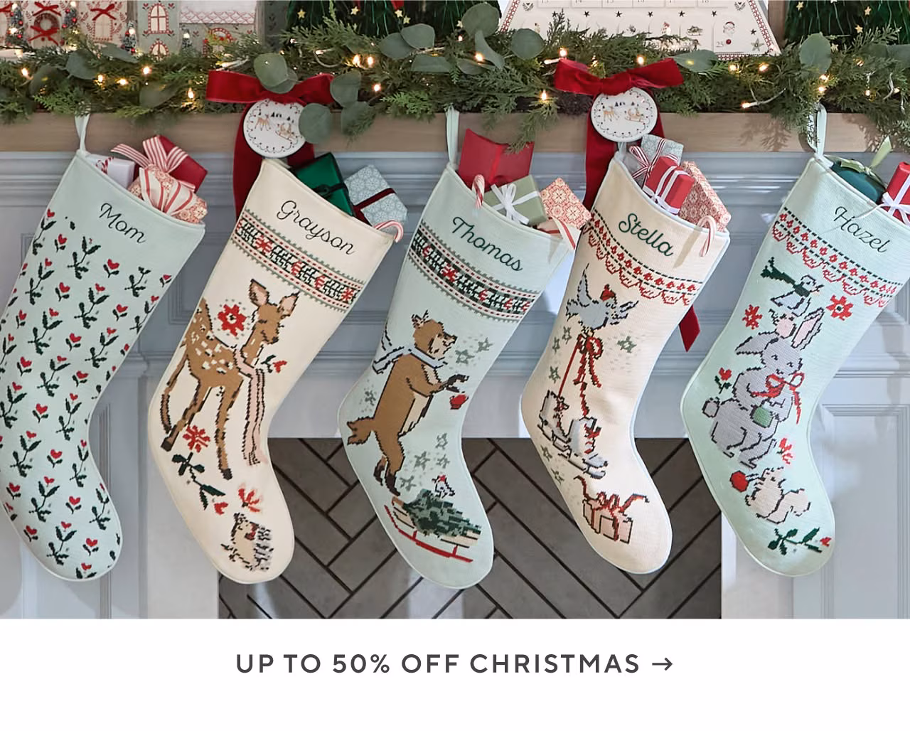 Up to 50% off christmas