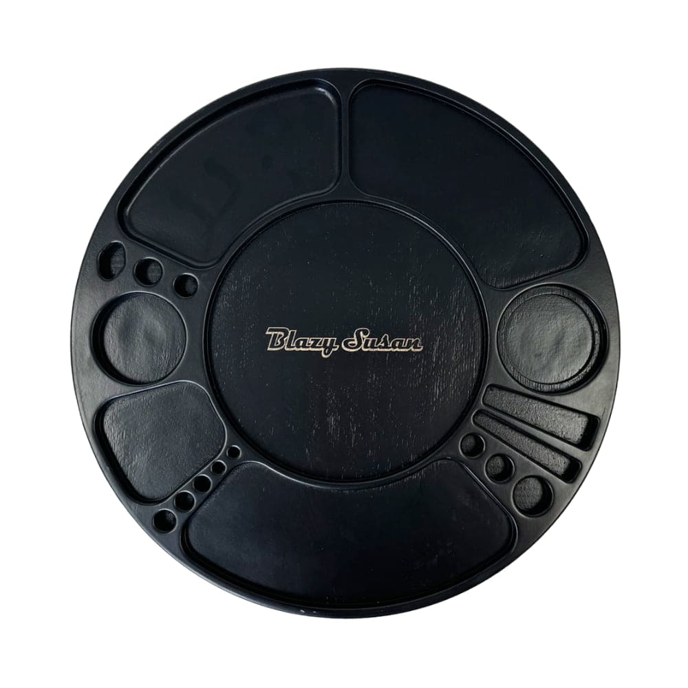 Image of Black Blazy Susan Spinning Rolling Tray