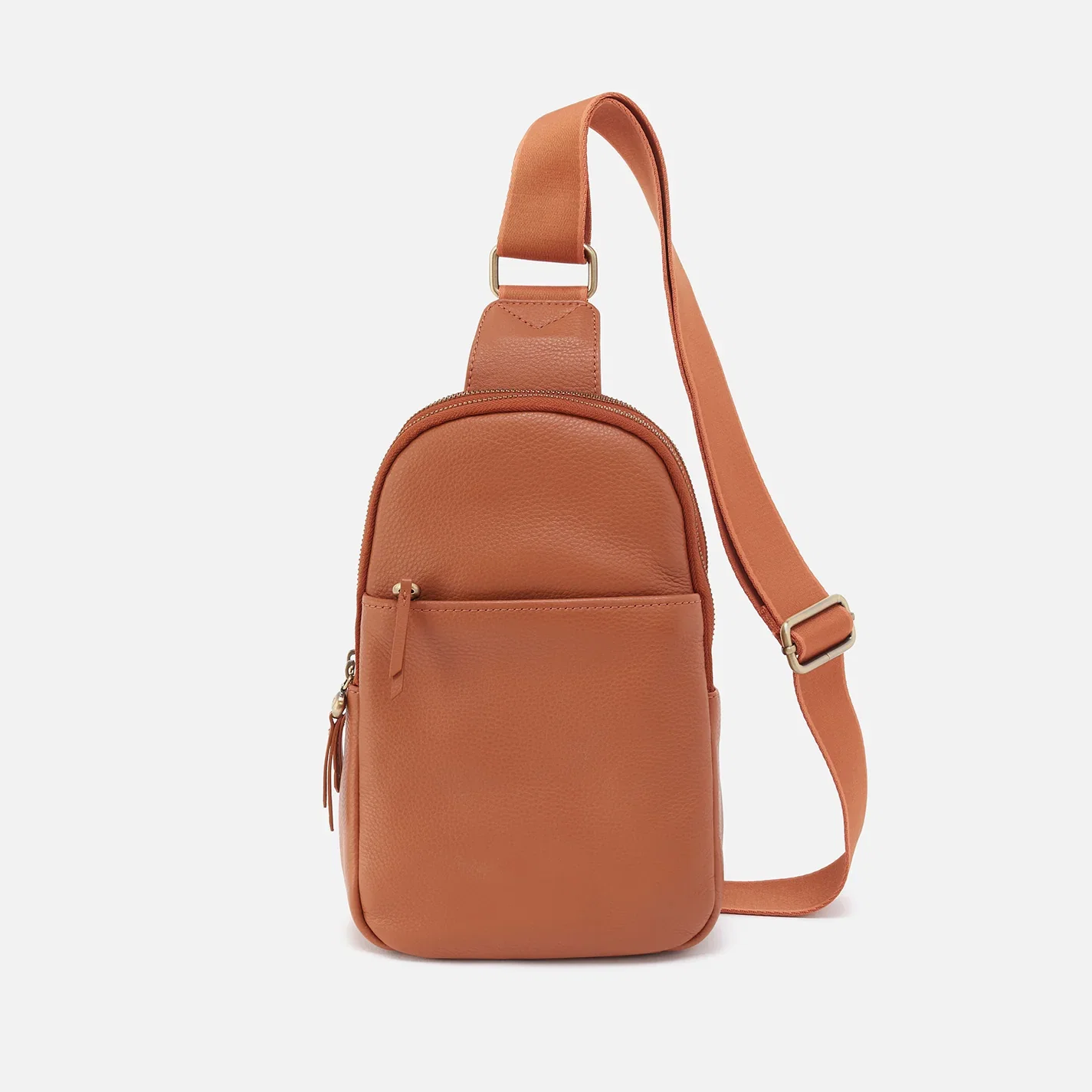 Image of Cass Sling In Pebbled Leather - Butterscotch