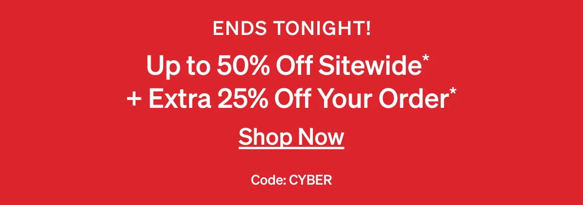 Pick 4 Free Gifts + Up to 50% off Sitewide + Extra 25% Off Your Order