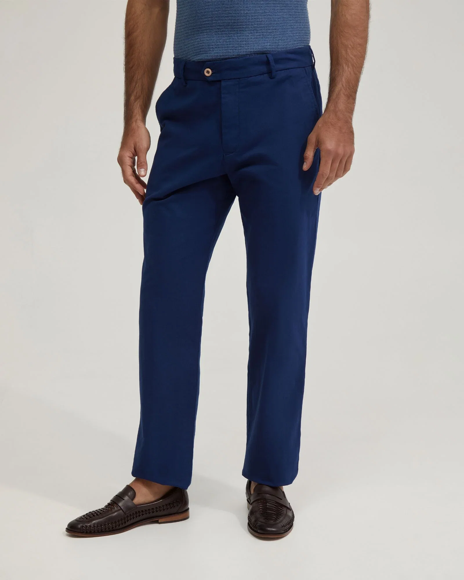 Image of Relaxed Fit Cotton Chino