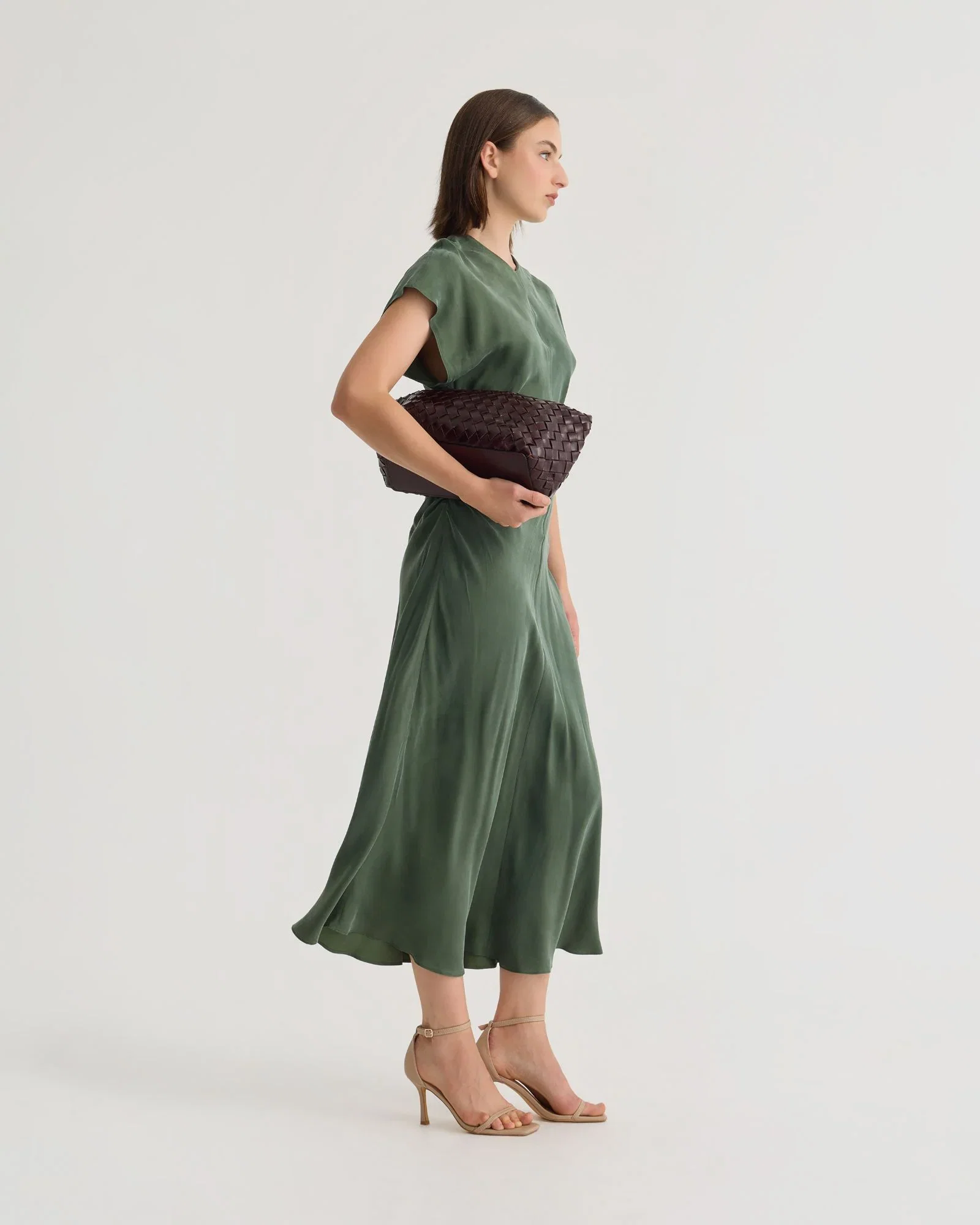 Image of Fleur Cupro Dress
