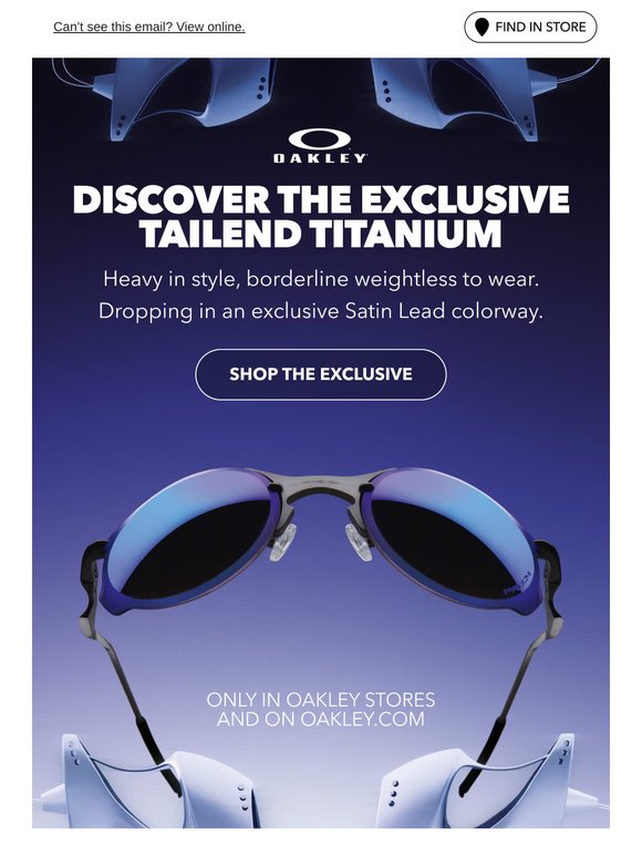 Oakley: Holiday Exclusive: Tailend TI | Milled