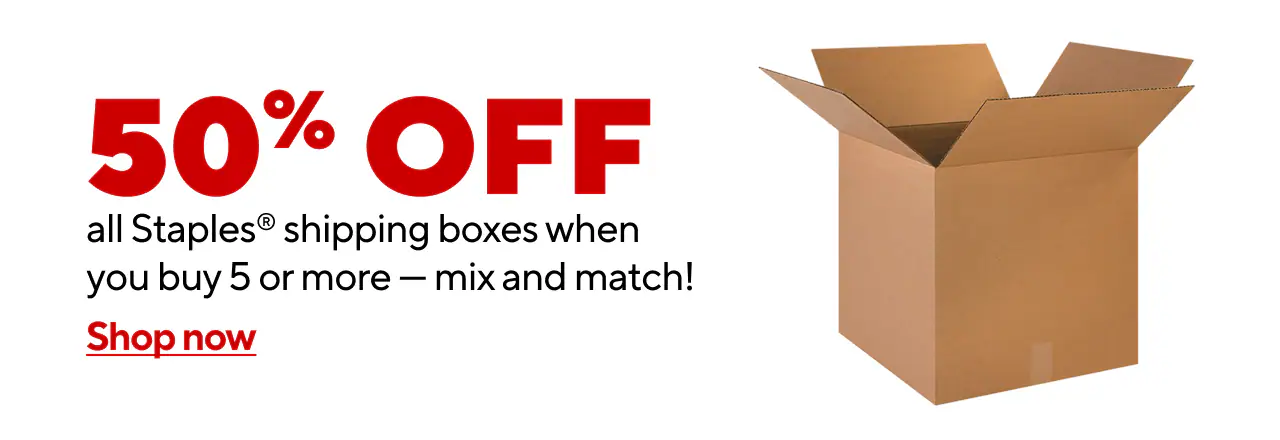 Buy 5 Save 50% on Boxes, Mix & Match