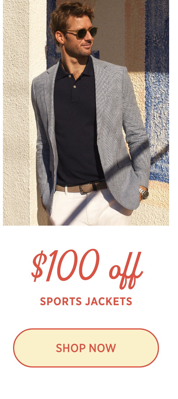 Shop $100 off Sports Jackets