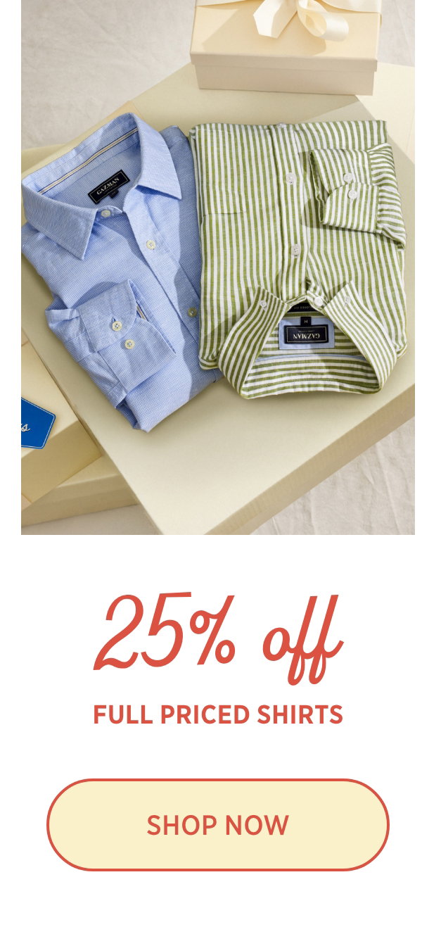 Shop 25% Off Shirts