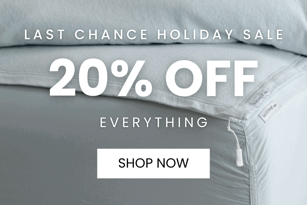 Last chance holiday sale - save 20%. SHOP NOW