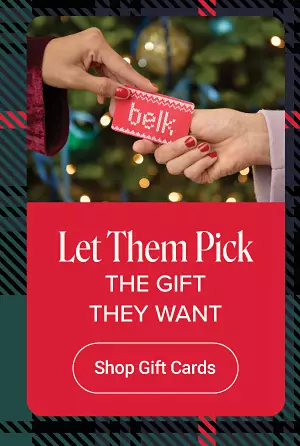 Let them pick the gift they want. Shop gift cards. A Belk gift card. 