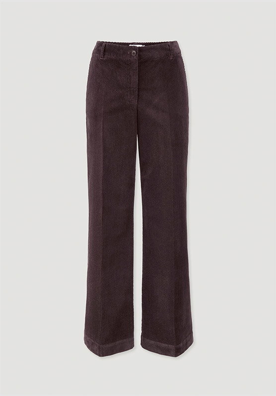 Cordhose Wide Leg Relaxed aus Bio-Baumwolle