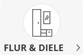 KATEGORIE Flur & Diele: Abstraktes Symbolbild mit Kommode und Spiegel.