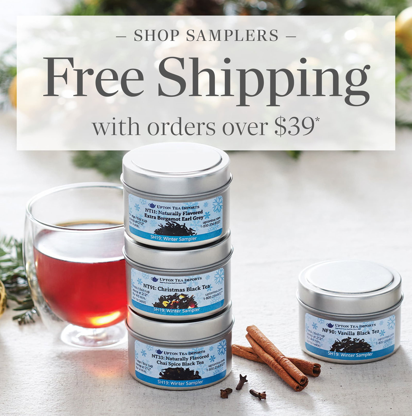 Shop Samplers. Free Shipping with orders over $39*