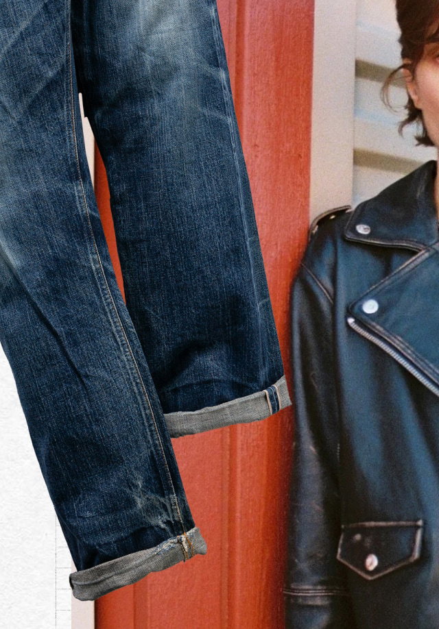 Greta Biker Leather Jacket Black