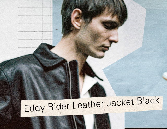 Eddy Rider Leather Jacket Black