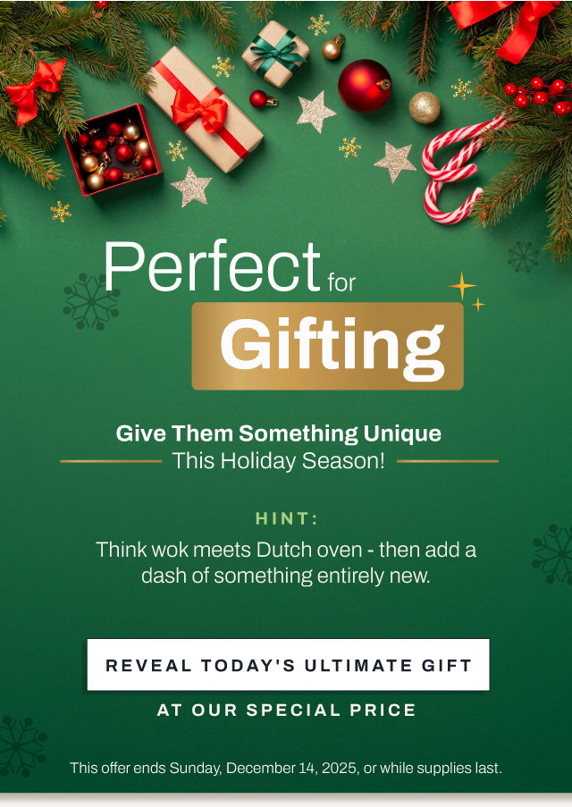 Reveal today's ultimate gift