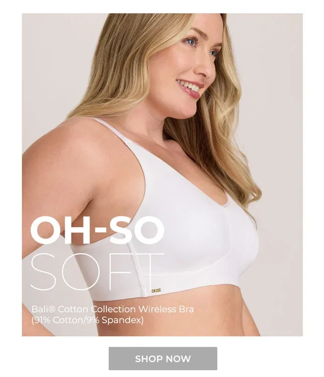 Bali Cotton Collection Wireless Bra