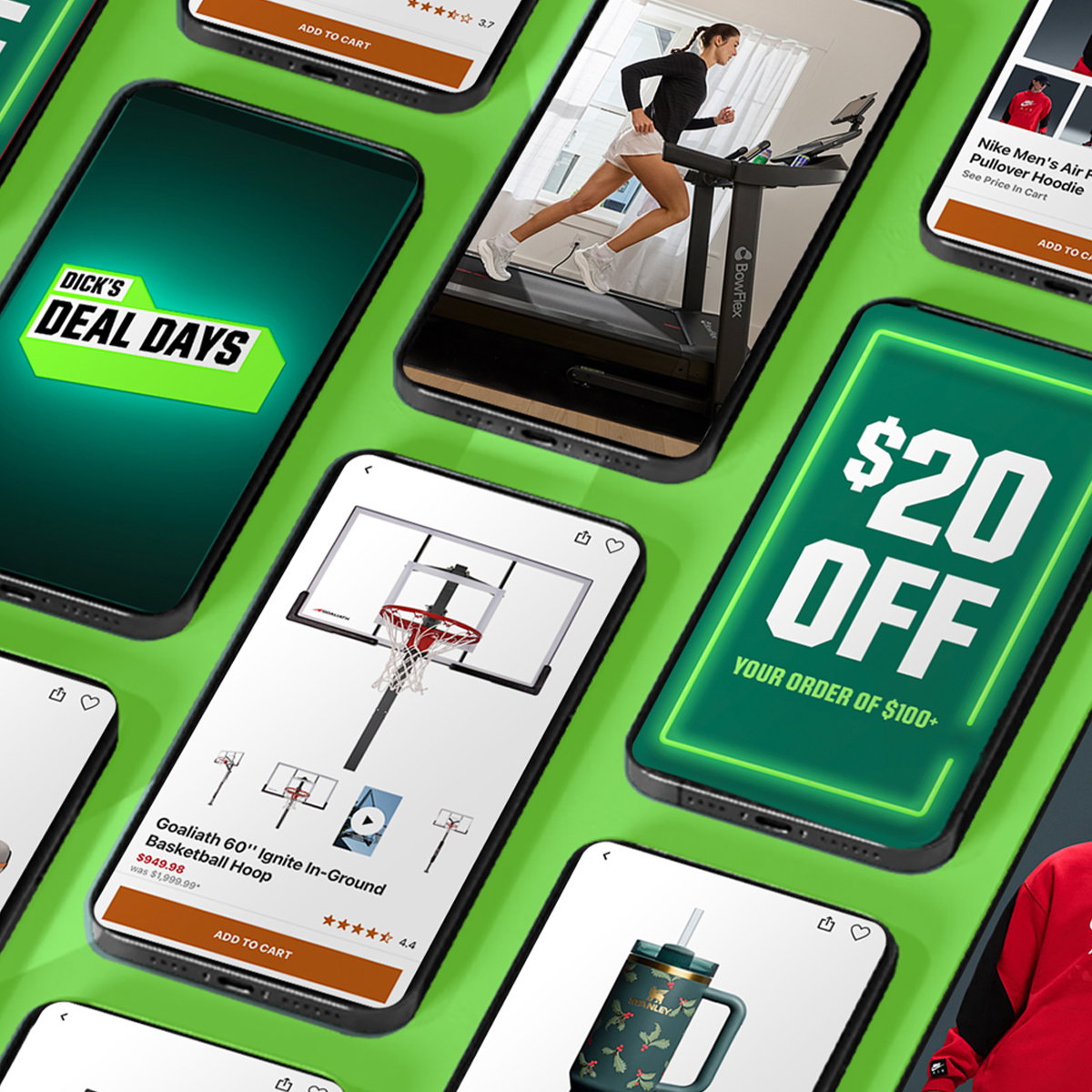  Dick's deal days. $20 Off your order of $100 plus.