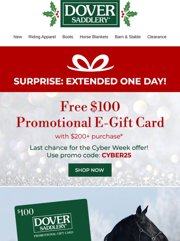 Dover Saddlery Gift Card