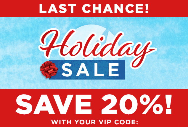 Our Holiday Sale Starts Now!