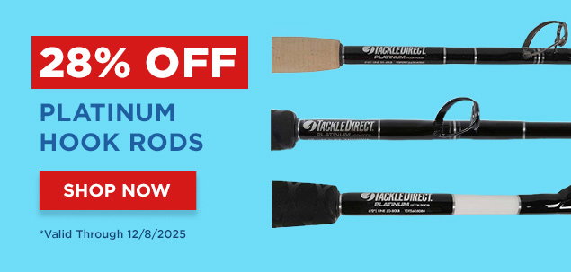 28% OFF Platinum Hook Rods