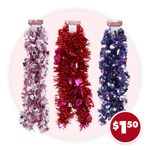 9-ft. Valentine's Garlands